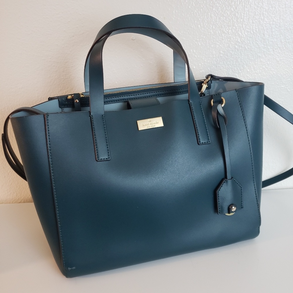 Kate Spade Dark Teal Tote